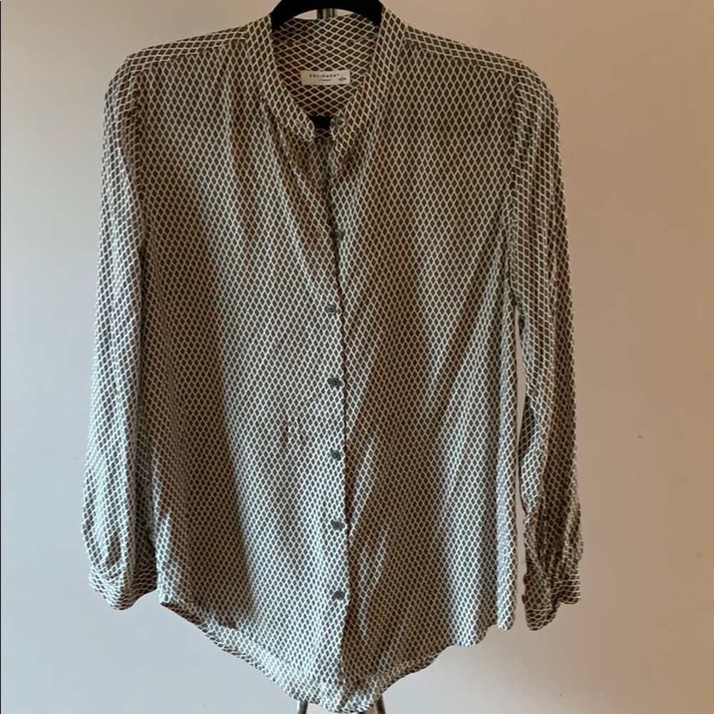 Equipment silk blouse
